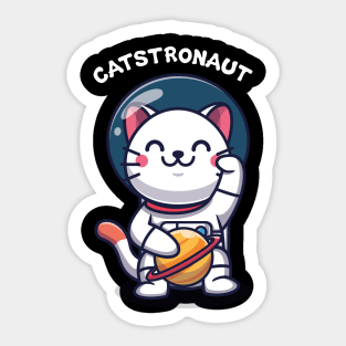 Catstronaut Sticker